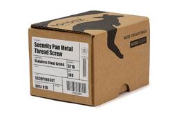 Security Pan Metal Thread ST10 M3 x 6mm Box 100