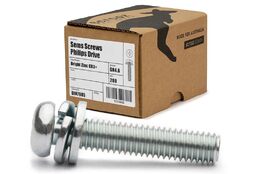 M3 x 6mm Sems Screws PH2 Box 200