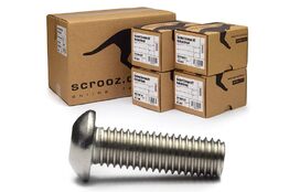 M3 x 12 SS 304 Button Socket Screws Ctn 400