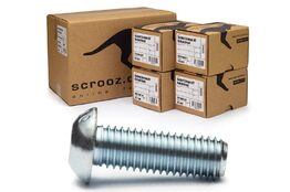 M5 x 40mm Button Socket Screws BZP Carton 800