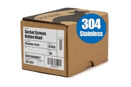 M5 X 50 SS 304 Button Socket Screws Box 50