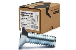 M3 X 8 CSK Socket Screws HT BZP Pack 100