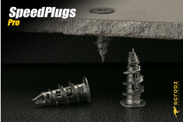Speedplug Pro 32mm plaster fixings metal pack 100