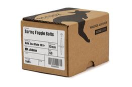 Spring Toggle Bolts M4 x 50mm box of 50