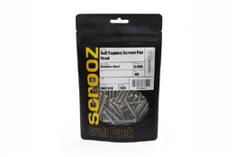 10g x 12mm 304 Stainless Self Tap PAN pack 100