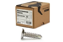 10g x 18mm Undercut Tek Screws 410 Stainless Box 1000