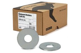 Mudguard washers M12 x 38mm zinc box 100