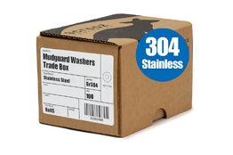 Mudguard washers M12 x 38mm SS 304 box 100