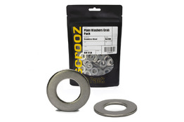 M3 plain flat washers stainless steel 304 pack 100