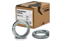 M4 spring washers zinc plated box 200