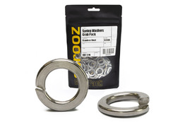 M8 spring washers stainless steel 304 pack 25