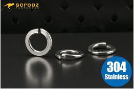 M12 spring washers stainless steel 304 pack of 25