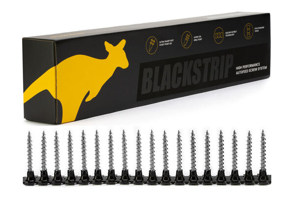 BlackStrip Collated Gal Wood Screws 8g x 32mm Box 1000