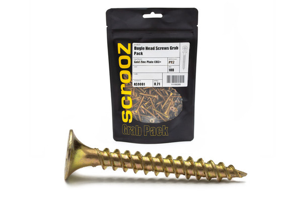 7g x 30mm Bugle Head Screws pack of 100