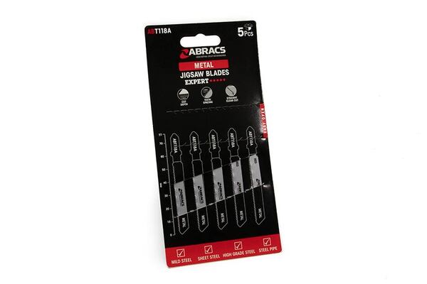 Jigsaw Blades Metal T118A Thin Pack 5