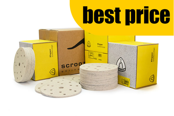 Orbital Sanding Discs 150mm 180 Grit Carton 400