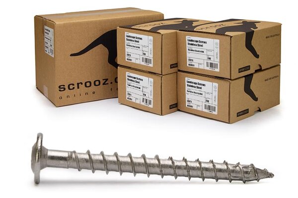 18g x 80 Landscaping Screws 304 Stainless T40 CTN 200