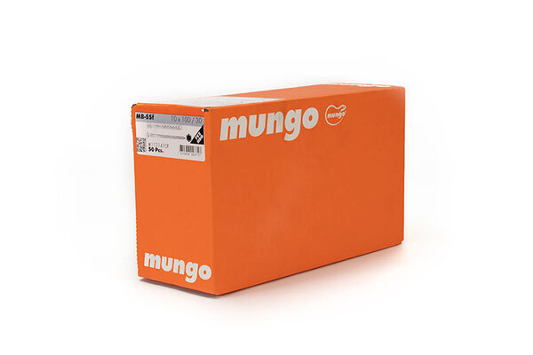 10 x 80mm Mungo MB-SSF Hex Head  Galv Box 100