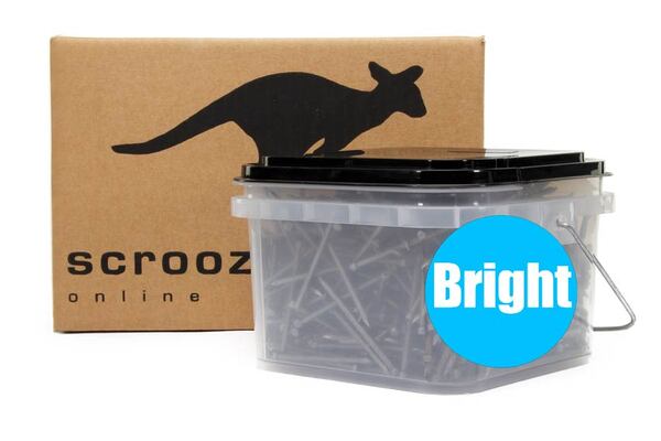 75 x 3.15mm Bullet Head Nails Bright 5kg Tub