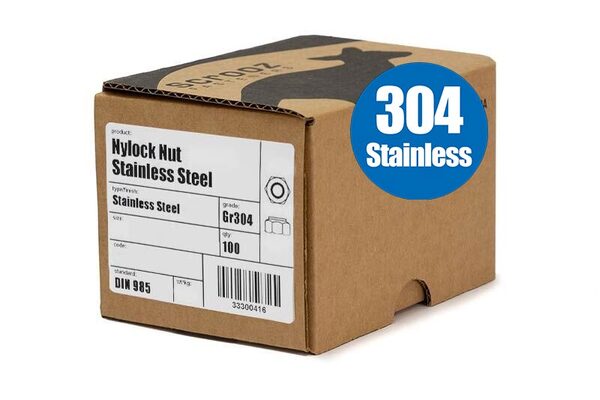 M3 nylock nuts stainless steel 304 box 100