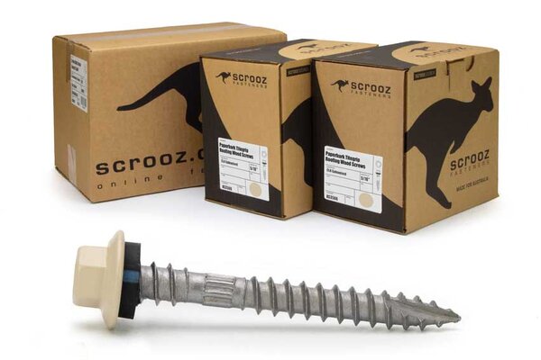 Paperbark 12g x 50mm Roof T17 Screw C5 CTN 1000