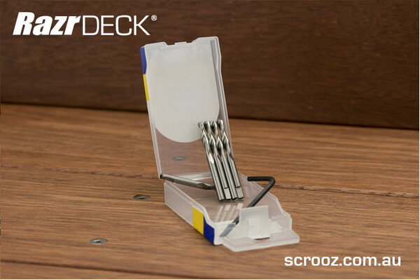 RazrDeck Countersink Tool 14g Bit Pack 40mm