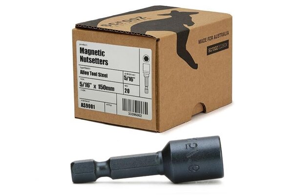 5/16" x 150mm magnetic nutsetter Bulk Pack of 20