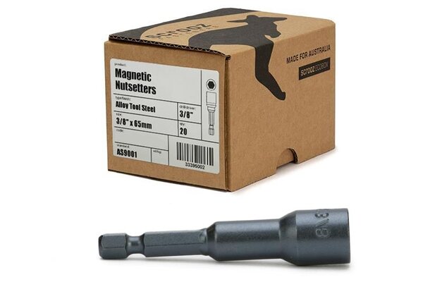 3/8" x 65mm magnetic nutsetter Bulk Pack of 20