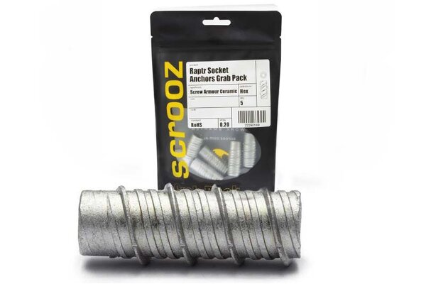 Raptr socket anchor M12 grab pack of 5