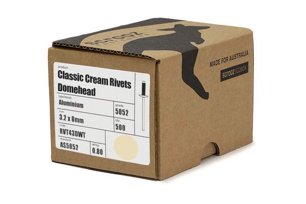 Classic Cream Rivets #43 Trade Box 1000