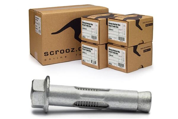 Sleeve Anchors 8 x 65mm GAL carton 400