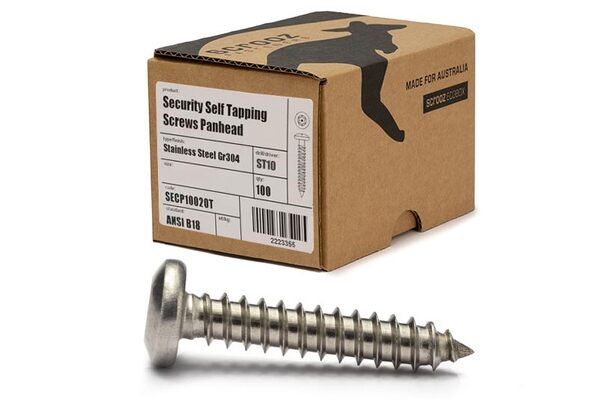 Security Pan Self Tap ST10 6g x 12mm Box 100