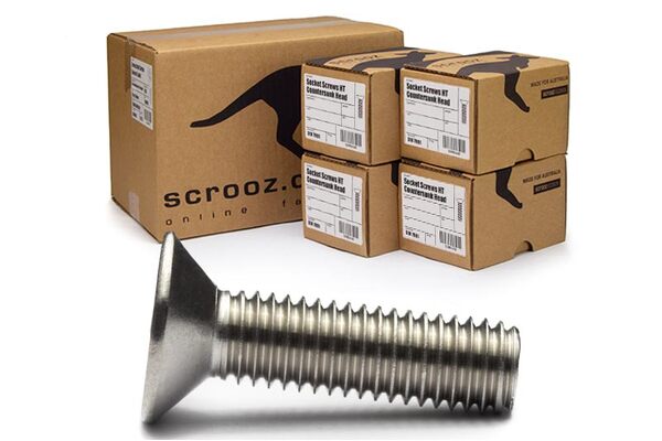 M5 x 20mm CSK Socket Screws 316 CTN 200