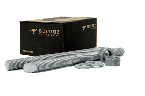 Chemical anchor stud 16 x 190mm GAL box 10