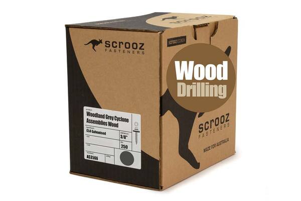 Woodland Grey 14 x 65mm Cyclone Assy Wood Box 250