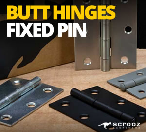 Butt Hinges Fixed Pin
