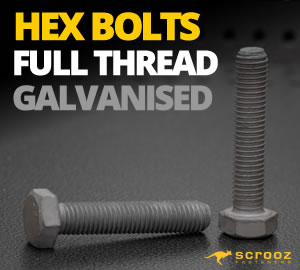 Hex Bolts Full Thread Galvanised