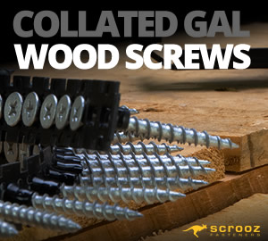 BlackStrip Collated Multi Purpose Galvanised Wood Screws
