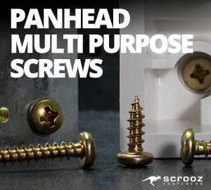 Panhead Multi Purpose Gold Screws