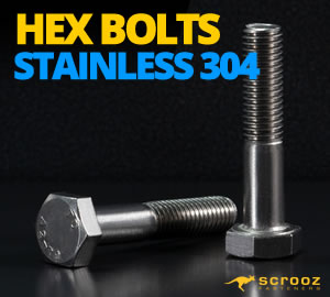 Hex Bolts 304 Stainless Steel