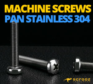 Machine Screws Panhead 304 Stainless