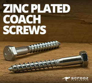 Coach Screws Zinc Plated