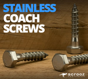 Coach Screws Stainless Steel