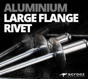 Aluminium Large Flange Rivets