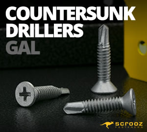 Countersunk Metal Drillers Gal