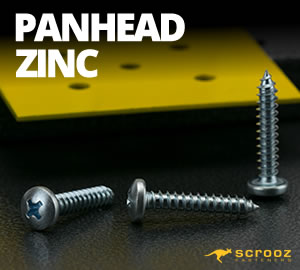 Multi Purpose Self Tapping Screws Panhead Zinc 